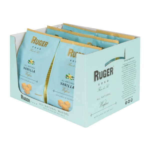 RUGER XOXO 6.17 oz VANILLA BITE SIZE WAFERS BAG ITEM # 61002 - Image 3